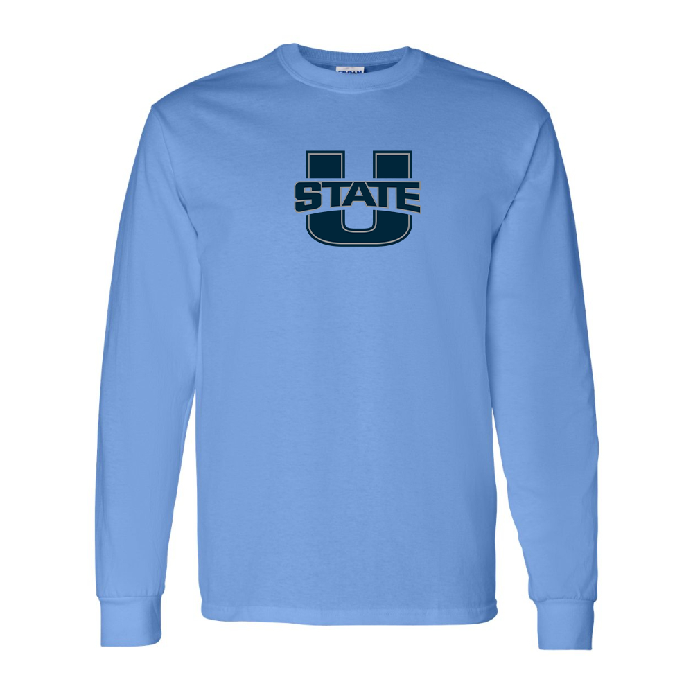 Men's Utah State Aggies Gildan Heavy Cotton Long Sleeve T-Shirt